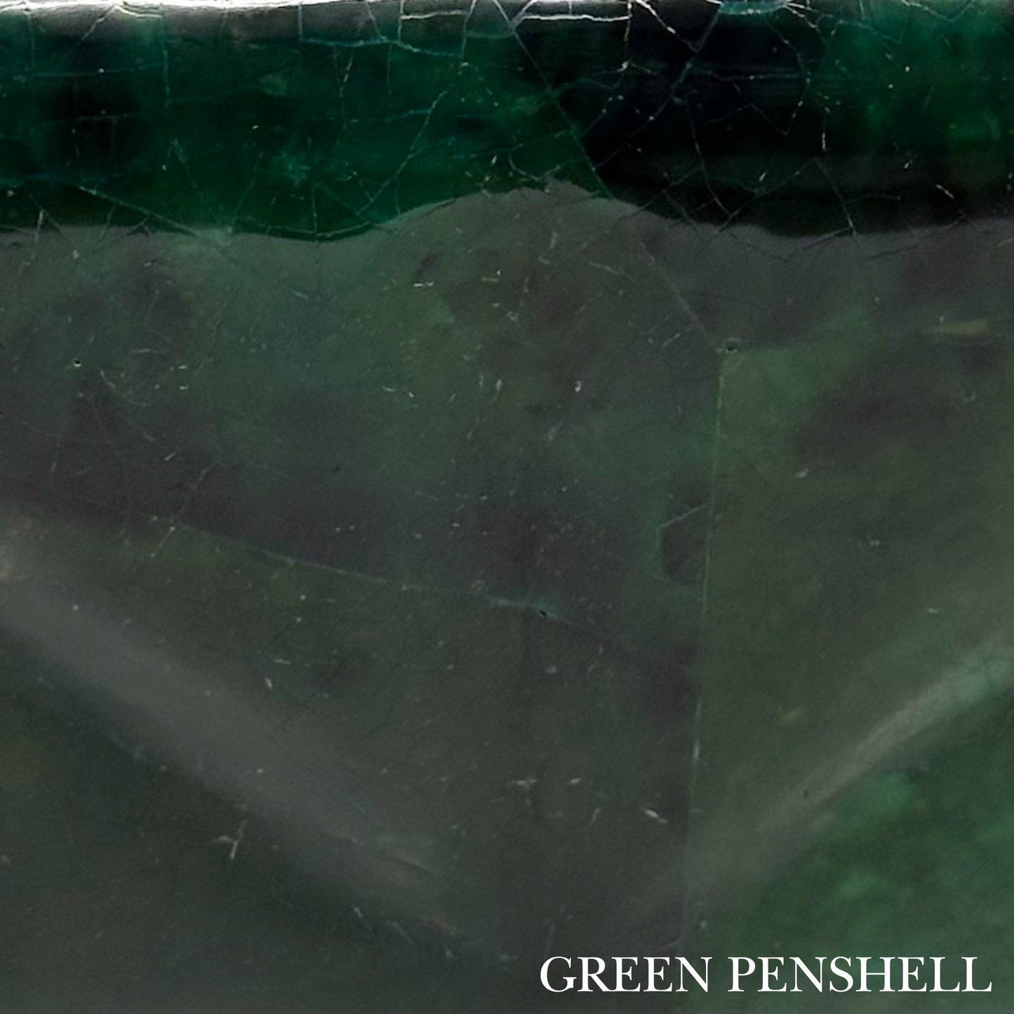 
Green penshell hexagon tray with natural shell inlay, limited edition — Kapalua Living